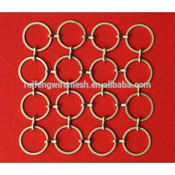 Dekorativer Metall Ring Mesh Vorhang Made in China